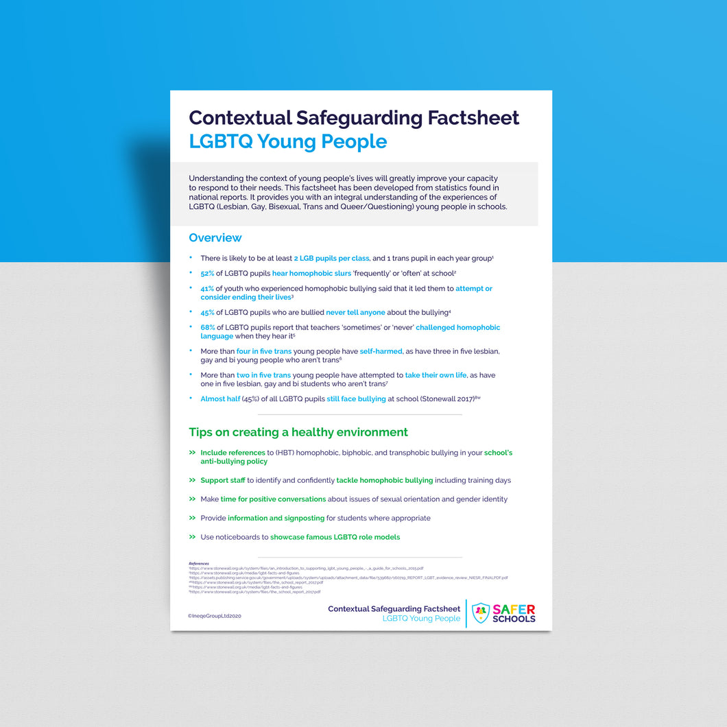 Contextual Safeguarding Factsheet: LGBTQ Young People